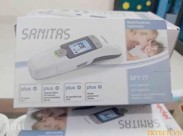 Nhiệt kế điện tử Sanitas SFT 77 của Đức