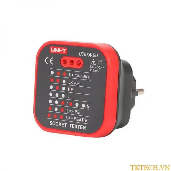 Thiết bị kiểm tra ổ cắm UT07A-EU Socket Tester