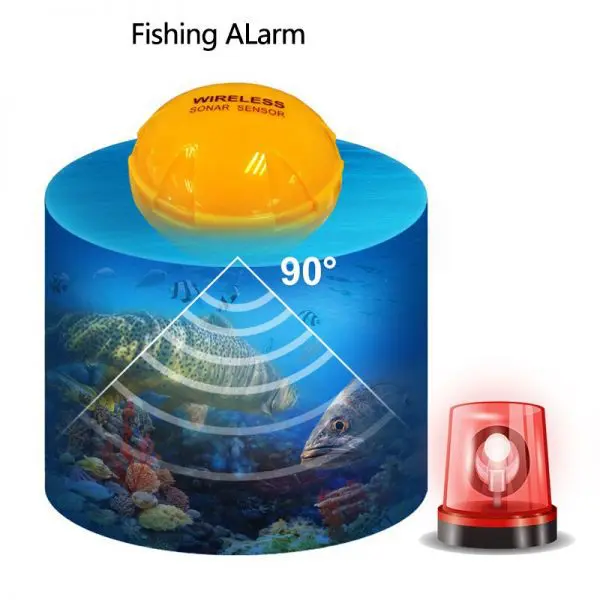 Máy dò cá không dây Fish Finder FISH01A (dò sâu 36m )