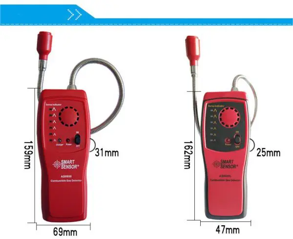 Máy dò rò rỉ khí gas Smart Sensor AS8800L