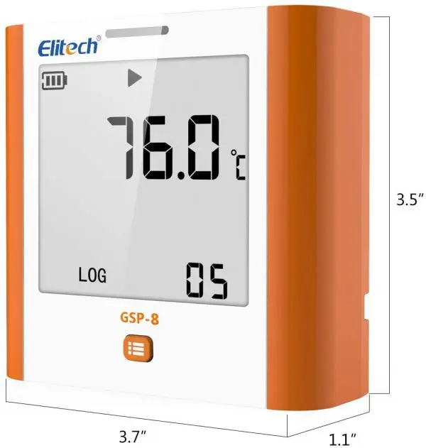 Nhiệt ẩm kế tự ghi Elitech GSP-8