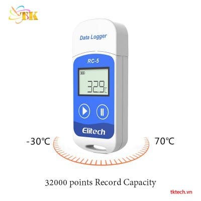 dải đo của Elitech RC-5 