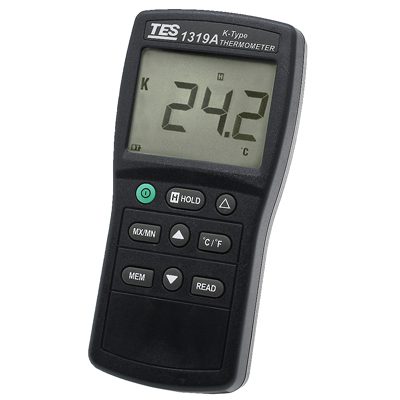 Máy đo nhiệt độ Kiểu K TES-1319A
