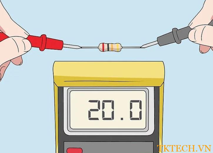 Cách đo điện trở bằng đồng hồ vạn năng 4