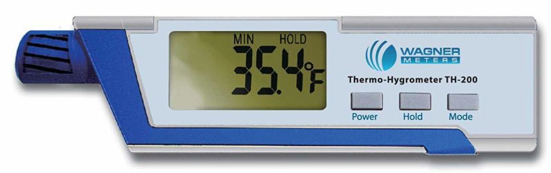 Máy đo nhiệt độ độ ẩm gỗ Wagner TH-200