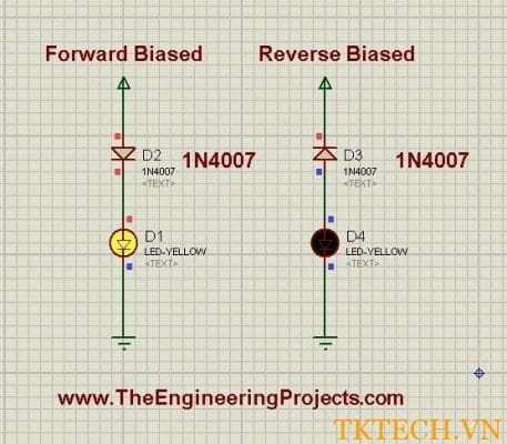 Mô phỏng dựa theo cấu tạo Diode 1N4007