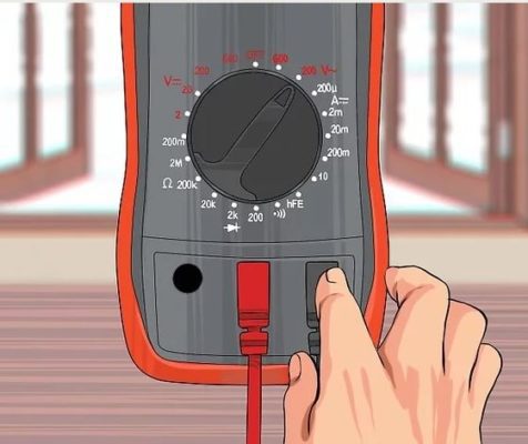 Đặt thiết bị của bạn để đo điện áp