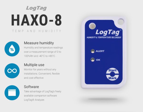 Nhiệt kế tự ghi Logtag HAXO-8