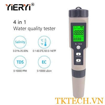 Máy đo chất lượng nước 4 trong 1 S-100