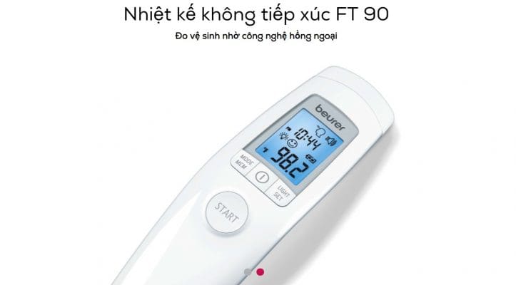 Nhiệt kế điện tử Beurer FT 90 đo thân nhiệt