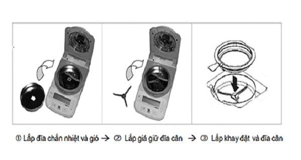 cân sấy ẩm Ohaus MB45