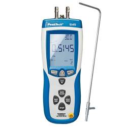 Đồng hồ đo lưu lượng không khí và chênh áp PeakTech P5145