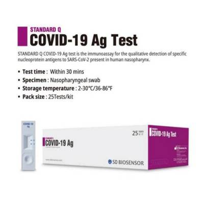 Bộ kit test nhanh Covid-19 Ag SD Biosensor