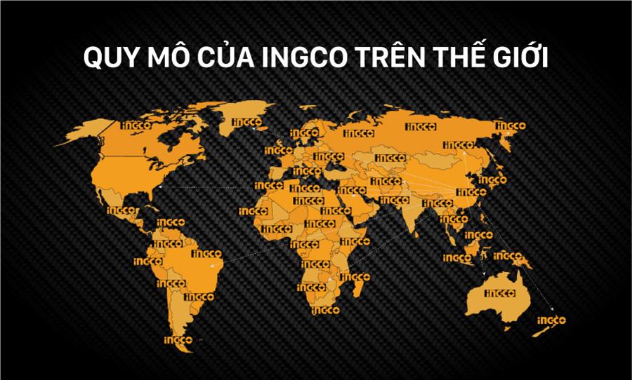 Bản đồ quy mô của INGCO trên thế giới