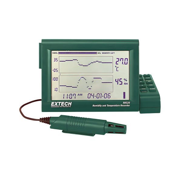 Máy ghi biểu đồ nhiệt độ độ ẩm Extech RH520