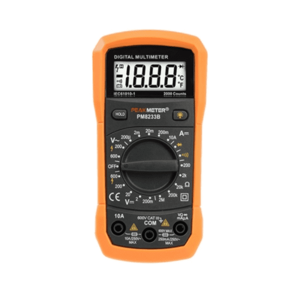 Đồng hồ vạn năng kỹ thuật số cầm tay mini Peakmeter PM8233B
