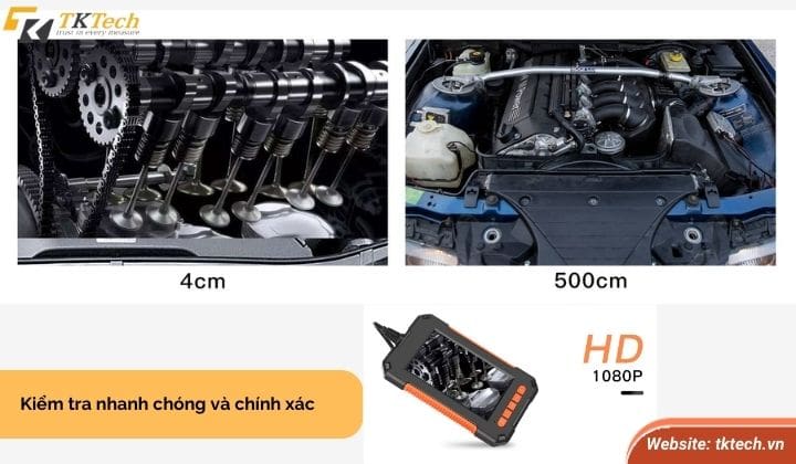 Camera nội soi công nghiệp rất hữu ích trong sửa chữa ô tô