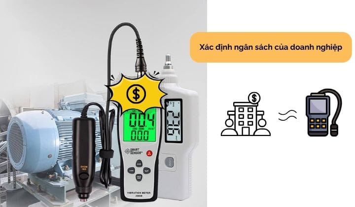 Giá máy đo độ rung phù hợp với doanh nghiệp