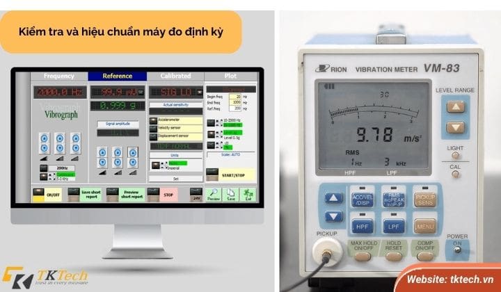 Hiệu chuẩn giúp tránh những lỗi thường gặp khi sử dụng máy đo độ rung